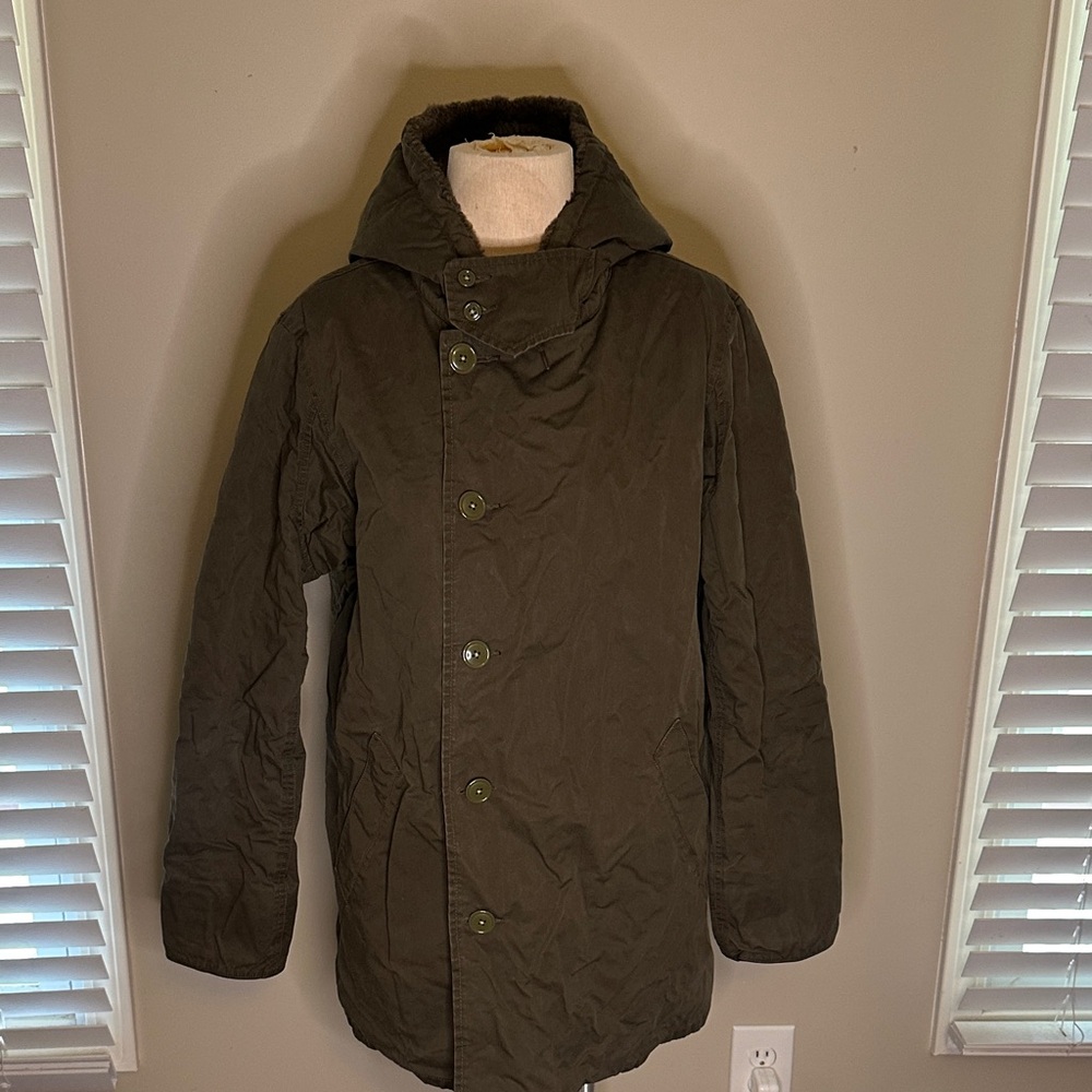 J. Crew Dark Olive Military Jacket